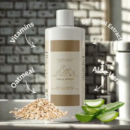 Oatmeal Shampoo & Conditioner Set for Dog and Cat | Free Gift