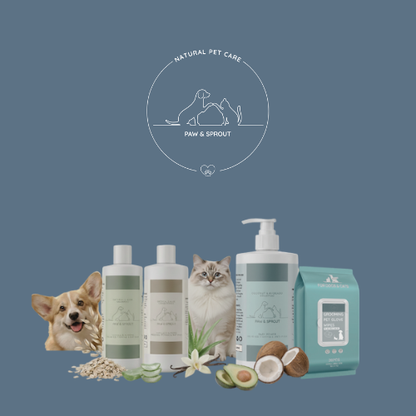 Coconut & Avocado Shampoo for Dog and Cat + Grooming Wipes Set | Free Gift